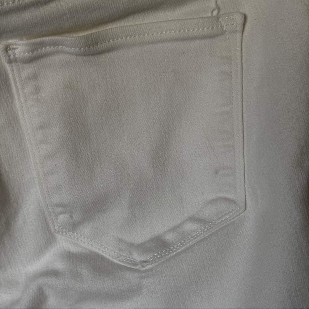Women’s Size 27 Abercrombie & Fitch White Ankle Jeans - Picture 7 of 9